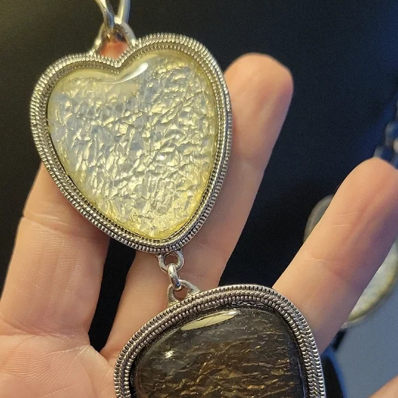 Vintage Anne Klein Statement Heart Necklace - Picture 5 of 10